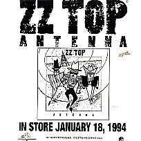 ZZ Top : Antenna. Album Cover