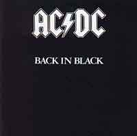 Ac/Dc : Back In Black. Album Cover
