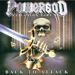 Powergod : Back To Attack. Album Cover