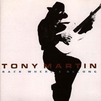 Martin, Tony : Back Where I Belong. Album Cover