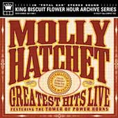 Molly Hatchet : Greatest Hits Live (King Bisquit). Album Cover