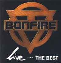 BONFIRE : LIVE THE BEST. Album Cover