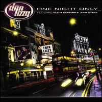 Thin Lizzy : One Night Only (Live). Album Cover