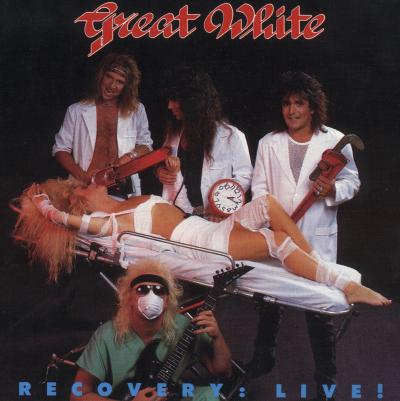 Great White : Recovery live. Album Cover