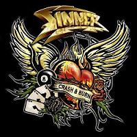 Sinner : Crash & Burn. Album Cover