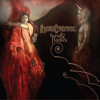 Hate Eternal : Fury & Flames. Album Cover