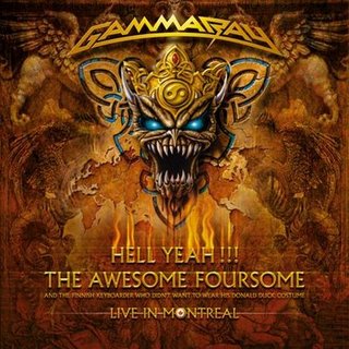 Gamma Ray : Hell Yeah!!! The Awesome Foursome. Album Cover