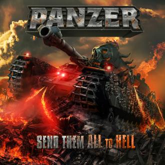 Panzer : Send Them All To Hell. Album Cover