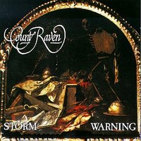 Count Raven : Storm Warning. Album Cover