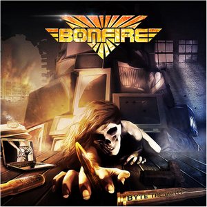 Bonfire  : Byte The Bullet. Album Cover