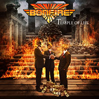 Bonfire  : Temple Of Lies . Album Cover